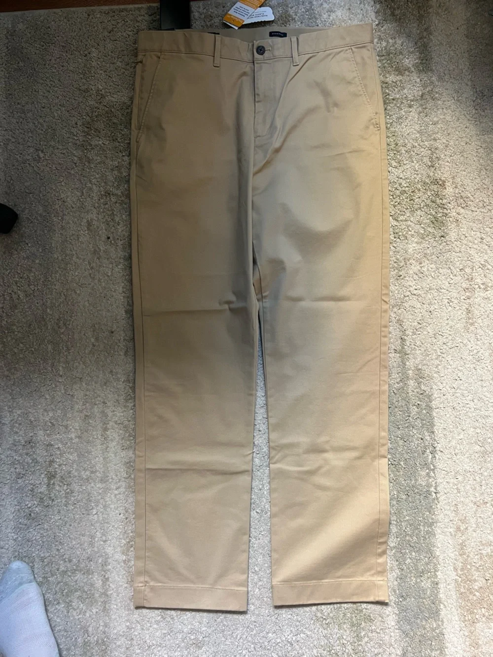 J. Crew Straight Fit Chinos in Khaki Tan